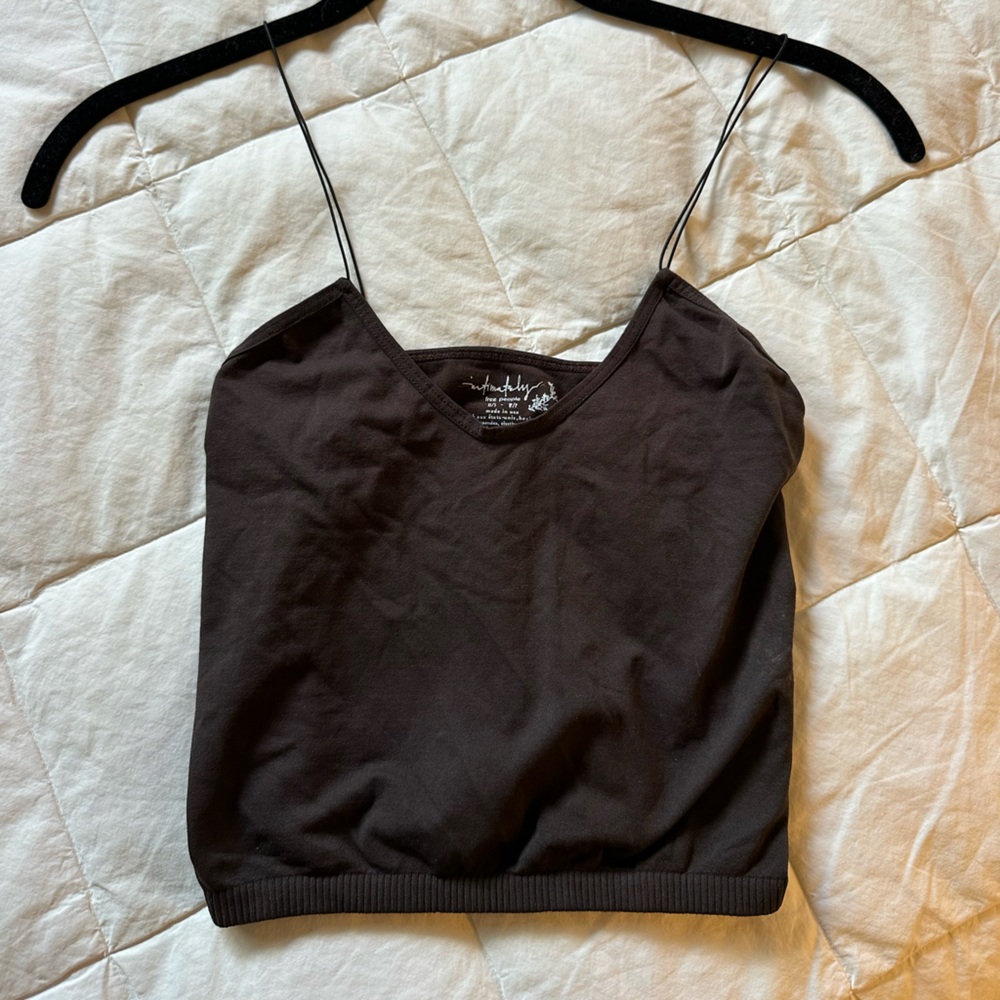 Free People Brami Tank in Brown xs/s